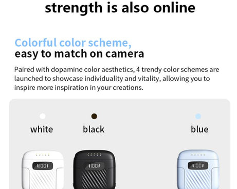 One To Two Mini Wireless Collar-clip Noise-cancelling Microphone With Charging Case