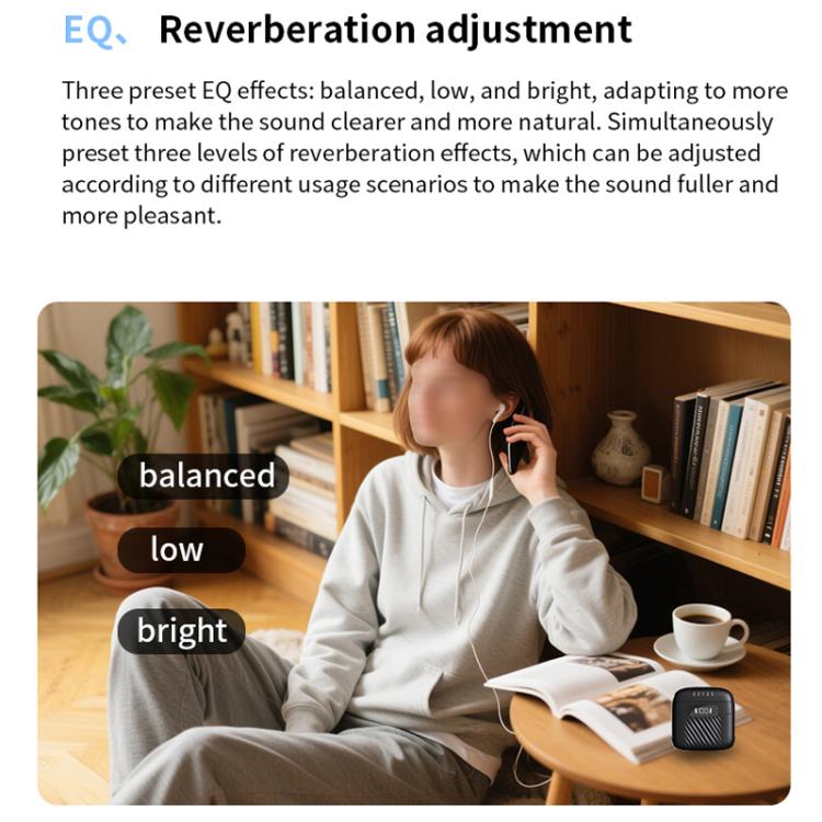 One To Two Mini Wireless Collar-clip Noise-cancelling Microphone With Charging Case