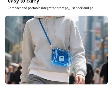 One To Two Mini Wireless Collar-clip Noise-cancelling Microphone With Charging Case