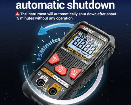 ANENG Anti-burn Electrical Digital Display Fully Automatic Digital Multimeter, M126