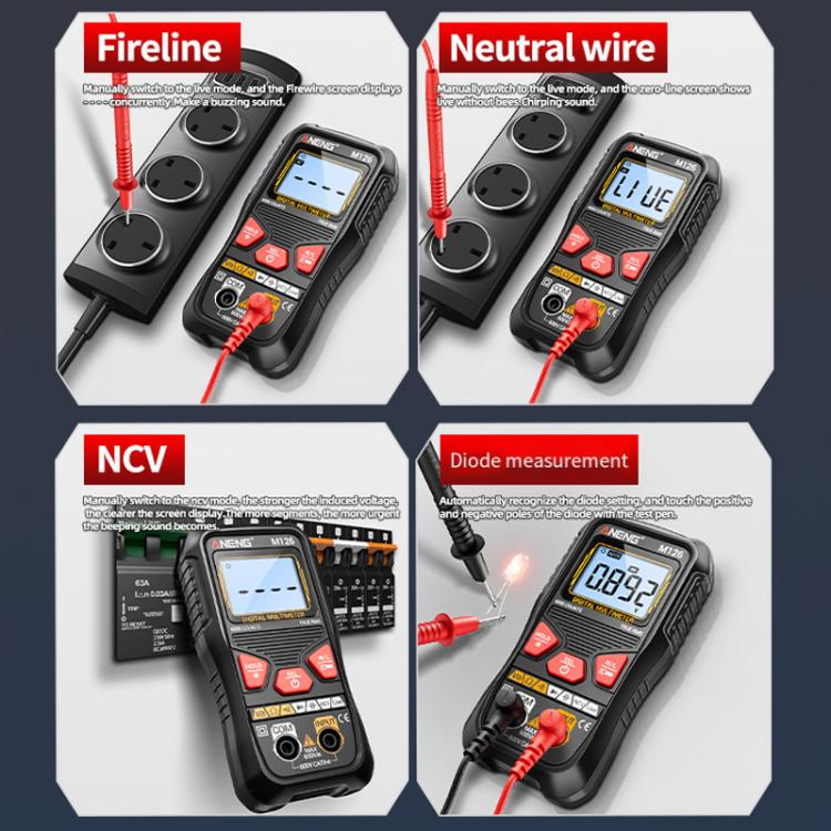 ANENG Anti-burn Electrical Digital Display Fully Automatic Digital Multimeter, M126
