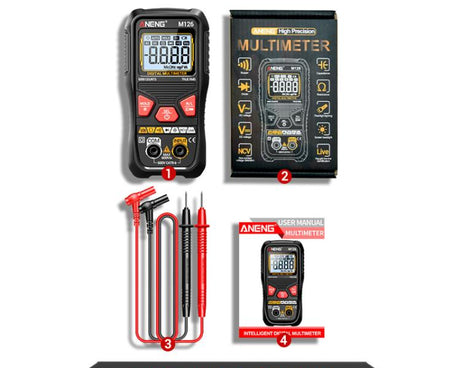 ANENG Anti-burn Electrical Digital Display Fully Automatic Digital Multimeter, M126