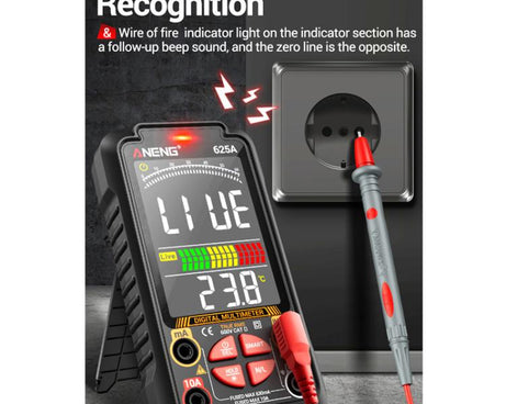 ANENG Intelligent Digital Maintenance Electrician Charging Multimeter, 625A