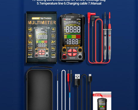 ANENG Intelligent Digital Maintenance Electrician Charging Multimeter, 625A