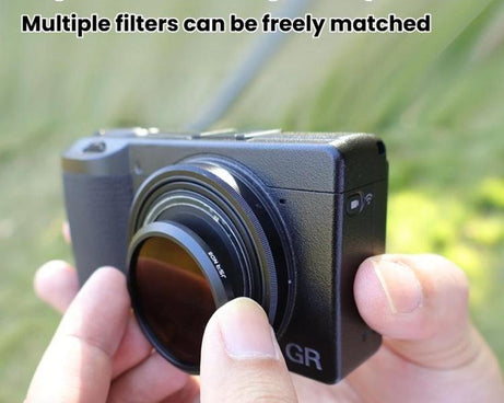 For Panasonic LX10 / Ricoh GR / Canon G7X / Sony ZV-1 Camera Filter, Close Up+10, Black Mist 1/4, Black Mist 1/8, Soft, Black Mist 1/4+Black Mist 1/8+Soft, CPL+ND16+Night, CPL+ND1000+Night, ND8+ND16+ND32+ND64, CPL+ND8+Close Up+STAR+Soft                ...