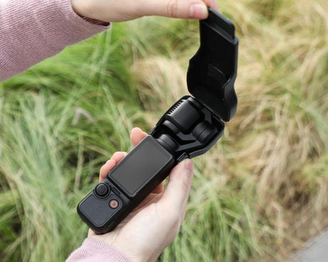 For DJI Osmo Pocket 3 Amazear Protective Case All-in-One Anti-Scratch Cover with Built-in Filter Slot
