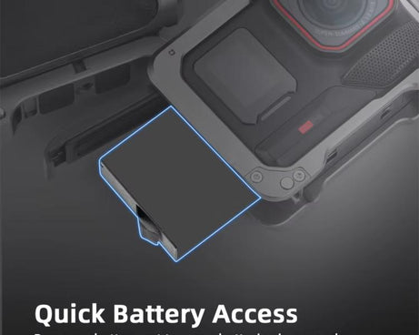 For Insta360 Ace Pro 2 / Ace Pro Flymile Xplorer Grip Kit Street Photography Handle Metal Cage Case, Xplorer Grip