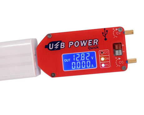 USB 15W Adjustable Power Supply Module LCD Display Mobile Boost Cable, DP3A