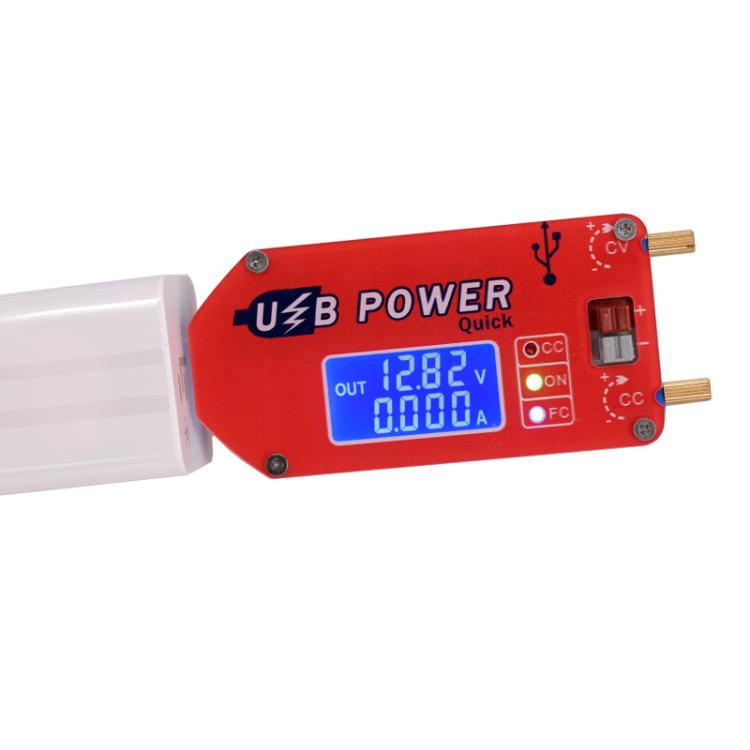 USB 15W Adjustable Power Supply Module LCD Display Mobile Boost Cable, DP3A