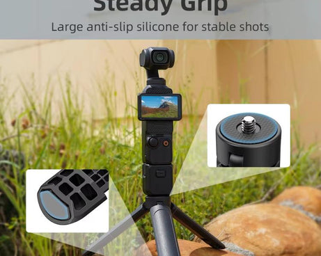 Flymile Extendable Mini Tripod With 1/4-Inch Screw For Action Cameras