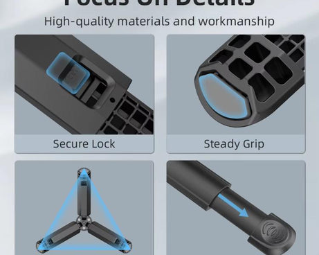 Flymile Extendable Mini Tripod With 1/4-Inch Screw For Action Cameras