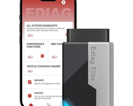 KINGBOLEN Ediag Elite Car Fault OBD2 Multilingual Detector, KBLJ05