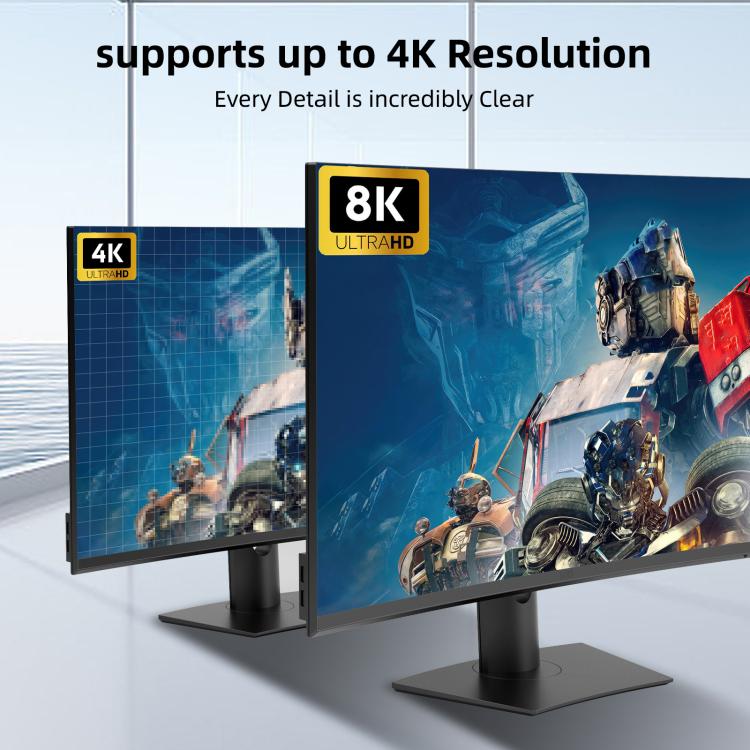 3 In 1 Out HDMI Switch 8K 60Hz / 4K 120Hz Computer HD Conversion, HD31 3 In 1 Out