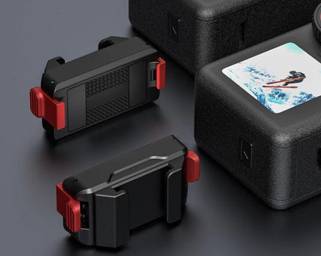 For DJI Osmo Action 5 Pro/Action 4/Action 3 Magnetic Quick Release Adapter with Cold Shoe Mount Base