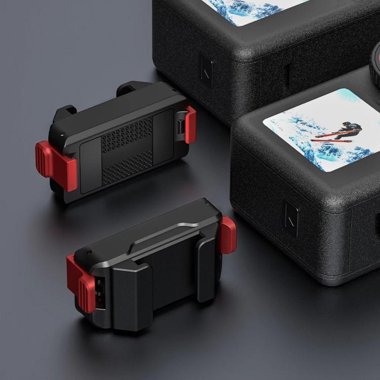 For DJI Osmo Action 5 Pro/Action 4/Action 3 Magnetic Quick Release Adapter with Cold Shoe Mount Base