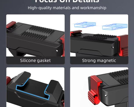 For DJI Osmo Action 5 Pro/Action 4/Action 3 Magnetic Quick Release Adapter with Cold Shoe Mount Base