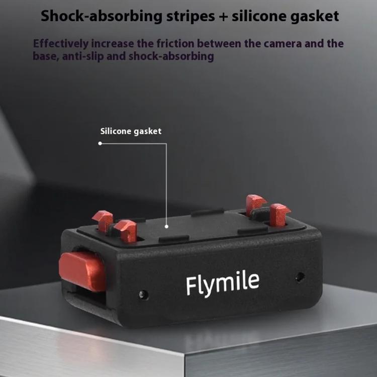 Magnetic Quick Release Base Mount For Insta360 X5/X4/X3/X2 & Ace Series 1/4 Inch Screw Universal Tripod Adapter