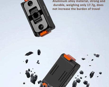 For DJI Osmo Action 5 Pro /4/3 Flymile Magnetic Quick Release Base With 1/4-inch Screw & 2-claw Interface