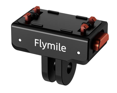 Flymile Plastic Magnetic Quick-Release Base For Insta360 Ace Pro 2/X5/X4/X3/X2/Ace Pro/Ace, 2-claw
