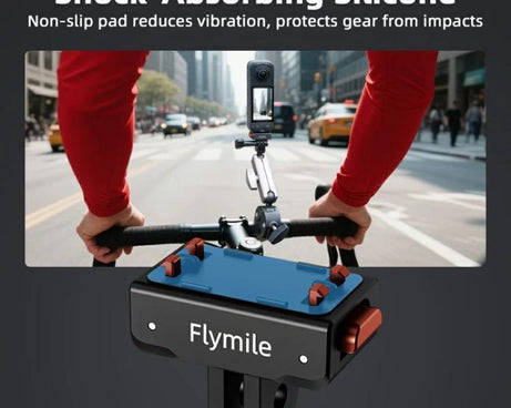 Flymile Plastic Magnetic Quick-Release Base For Insta360 Ace Pro 2/X5/X4/X3/X2/Ace Pro/Ace, 2-claw