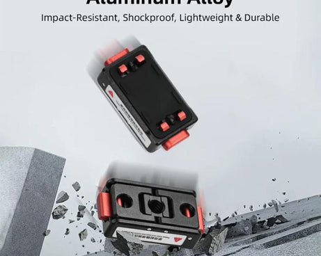 Flymile Magnetic Quick-Release Base 1/4 Inch Thread Foldable Extension Kit for Insta360 Ace Pro 2/Ace Pro/Ace/X5/X4/X3/X2, 1/4 Inch Thread Foldable Kit