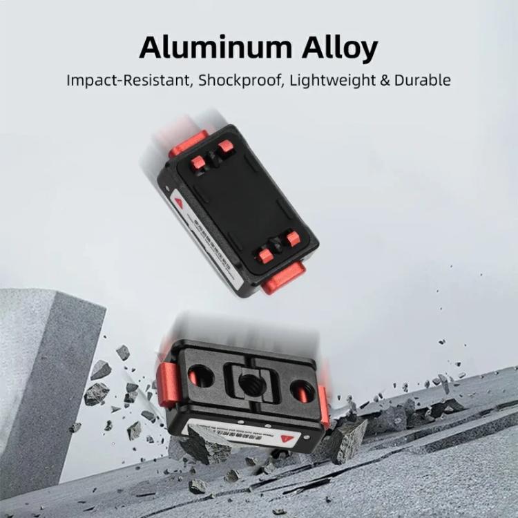 Flymile Magnetic Quick-Release Base 1/4 Inch Thread Foldable Extension Kit for Insta360 Ace Pro 2/Ace Pro/Ace/X5/X4/X3/X2, 1/4 Inch Thread Foldable Kit