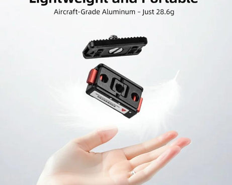 Flymile Magnetic Quick-Release Base 1/4 Inch Thread Foldable Extension Kit for Insta360 Ace Pro 2/Ace Pro/Ace/X5/X4/X3/X2, 1/4 Inch Thread Foldable Kit