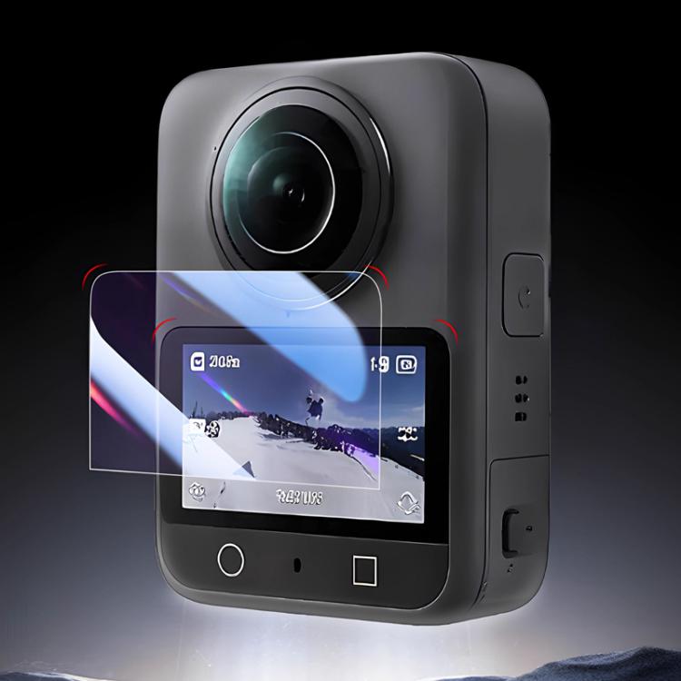 For DJI Osmo 360 Action Camera 2pcs /Pack Tempered Glass Screen Protector HD Anti-Scratch Lens Film