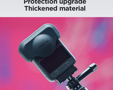 For DJI Osmo 360 Action Camera CYNOVA Silicone Lens Cap Shockproof Anti-Scratch Protective Case