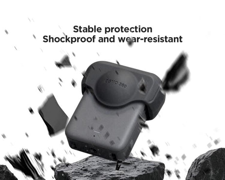 For DJI Osmo 360 Action Camera CYNOVA Silicone Lens Cap Shockproof Anti-Scratch Protective Case