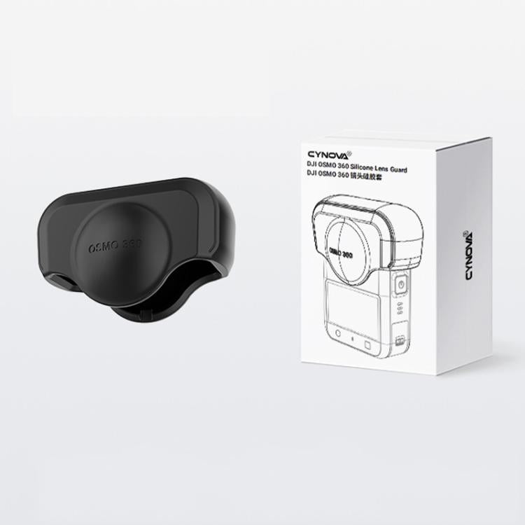 For DJI Osmo 360 Action Camera CYNOVA Silicone Lens Cap Shockproof Anti-Scratch Protective Case