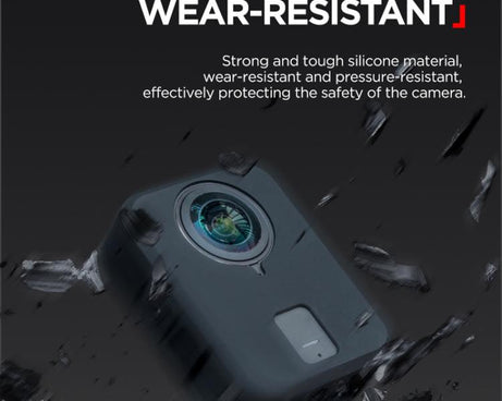 For DJI Osmo 360 CYNOVA Silicone Case Anti-Scratch Shockproof Full Body Protective Cover