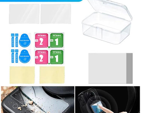 For DJI Osmo 360 CYNOVA 2pcs /Pack Tempered Glass Screen Protector 9H Hardness Anti-Scratch Camera Lens Film