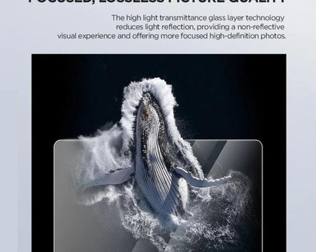 For DJI Osmo 360 CYNOVA 2pcs /Pack Tempered Glass Screen Protector 9H Hardness Anti-Scratch Camera Lens Film