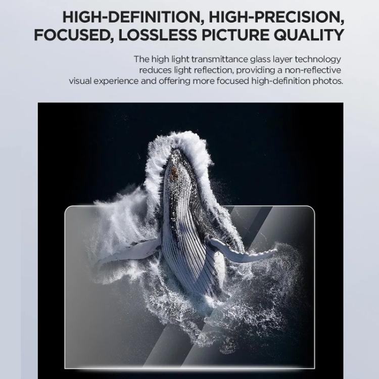 For DJI Osmo 360 CYNOVA 2pcs /Pack Tempered Glass Screen Protector 9H Hardness Anti-Scratch Camera Lens Film