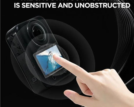 For DJI Osmo 360 CYNOVA 2pcs /Pack Tempered Glass Screen Protector 9H Hardness Anti-Scratch Camera Lens Film