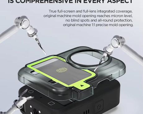 For DJI Osmo 360 CYNOVA Tempered Glass Screen Protector Kit Auto-Align Installation Frame, Screen Protector Kit