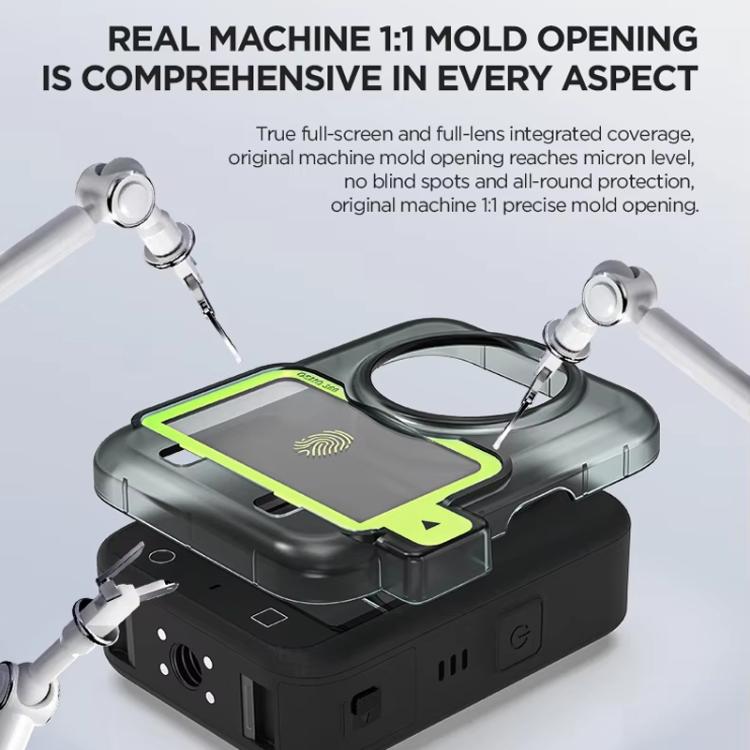 For DJI Osmo 360 CYNOVA Tempered Glass Screen Protector Kit Auto-Align Installation Frame, Screen Protector Kit