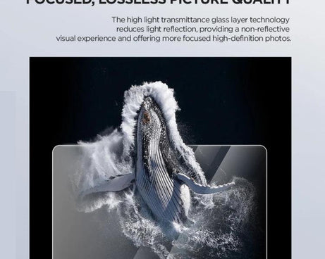 For DJI Osmo 360 CYNOVA Tempered Glass Screen Protector Kit Auto-Align Installation Frame, Screen Protector Kit