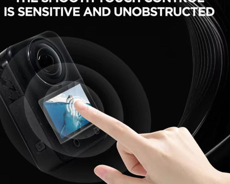 For DJI Osmo 360 CYNOVA Tempered Glass Screen Protector Kit Auto-Align Installation Frame, Screen Protector Kit