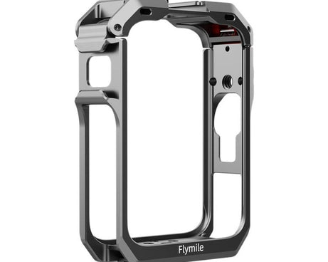 For DJI Osmo 360 Flymile Dual Cold Shoe Metal Quick-Release Cage With Lens C