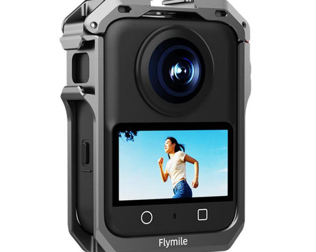 For DJI Osmo 360 Flymile Dual Cold Shoe Metal Quick-Release Cage With Lens C