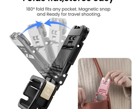 For DJI Pocket 3 aMagisn Mantis Extension Frame Magnetic Mount for Hands-Free Vlogging