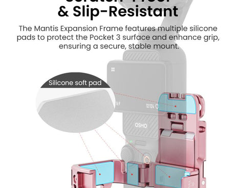 For DJI Pocket 3 aMagisn Mantis Extension Frame Magnetic Mount for Hands-Free Vlogging