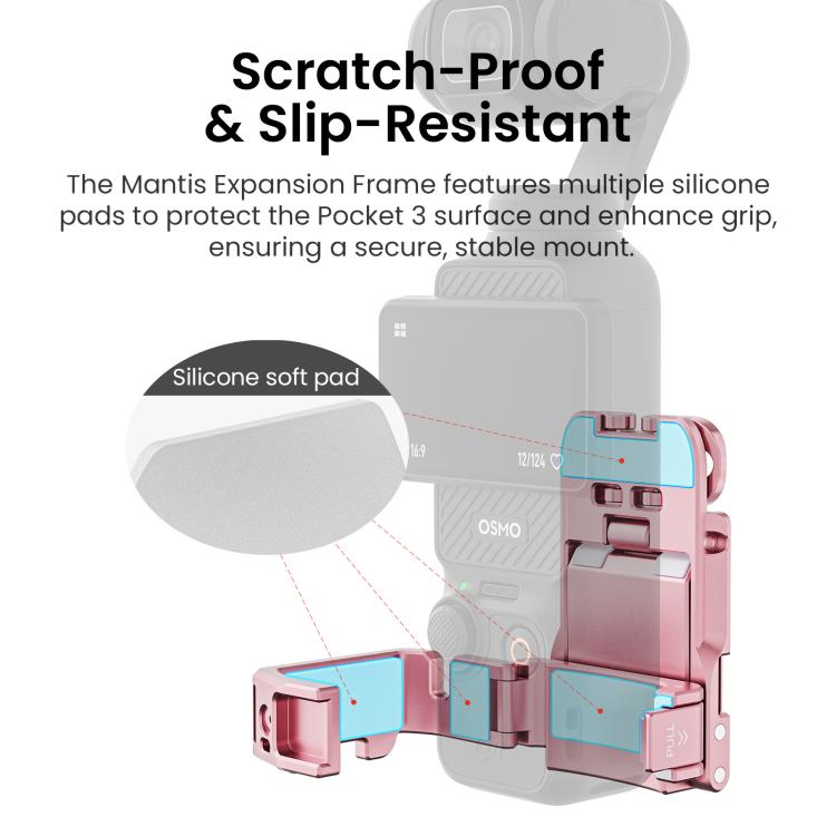 For DJI Pocket 3 aMagisn Mantis Extension Frame Magnetic Mount for Hands-Free Vlogging