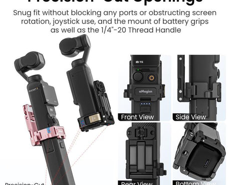 For DJI Pocket 3 aMagisn Mantis Extension Frame Magnetic Mount for Hands-Free Vlogging