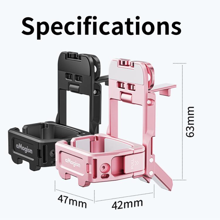 For DJI Pocket 3 aMagisn Mantis Extension Frame Magnetic Mount for Hands-Free Vlogging