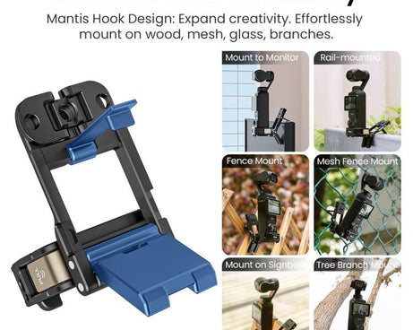 For DJI Pocket 3 aMagisn Mantis Extension Frame Magnetic Mount for Hands-Free Vlogging