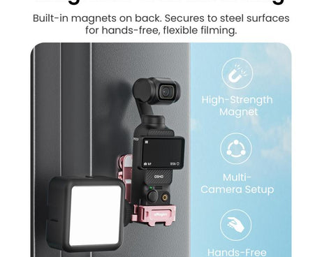 For DJI Pocket 3 aMagisn Mantis Extension Frame Magnetic Mount for Hands-Free Vlogging