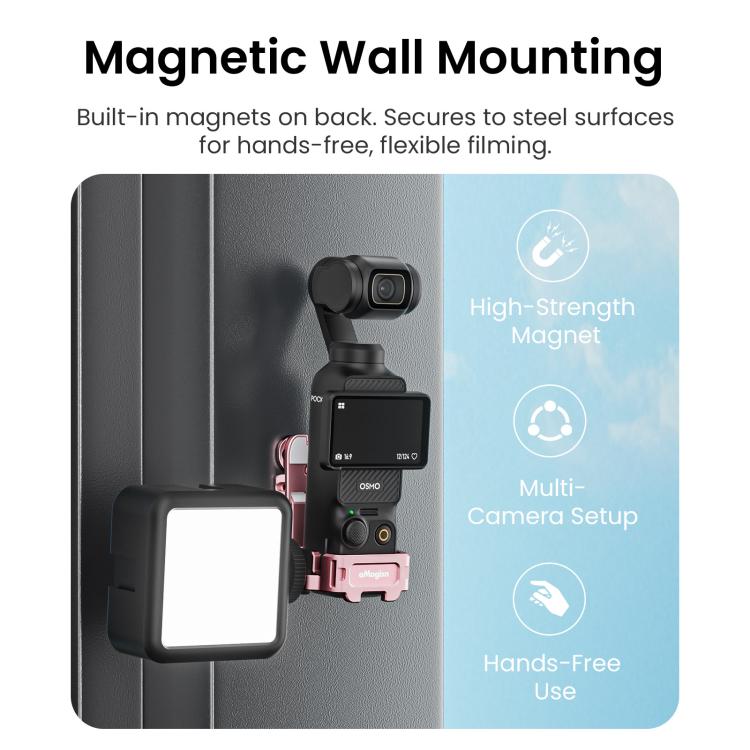 For DJI Pocket 3 aMagisn Mantis Extension Frame Magnetic Mount for Hands-Free Vlogging